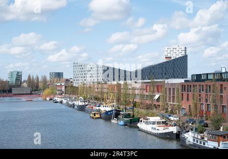 Amsterdam, Paesi Bassi - lo sviluppo dell'edilizia abitativa delle balene di de Architekten Cie Foto Stock