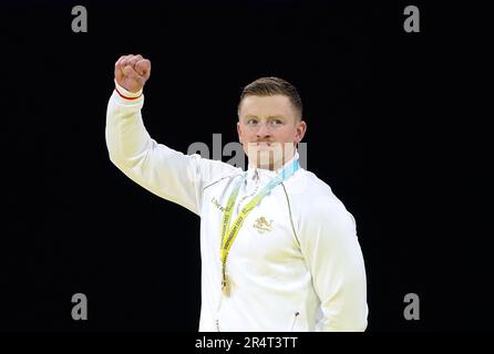 Foto del file datata 02-08-2022 di Adam peaty, che insisteva nell'aggiungere altre medaglie d'oro alla sua collezione già ingombrante non sarebbe la cura-tutto per le sue lotte. Data di emissione: Martedì 30 maggio 2023. Foto Stock