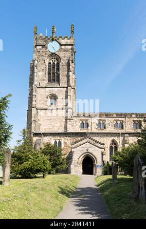 La Chiesa di tutti i Santi elencata a Pocklington, East Riding of Yorkshire, Inghilterra, Regno Unito Foto Stock