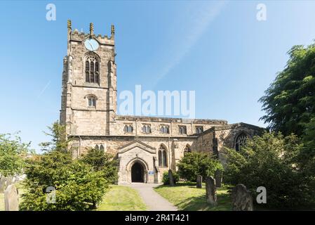 La Chiesa di tutti i Santi elencata a Pocklington, East Riding of Yorkshire, Inghilterra, Regno Unito Foto Stock