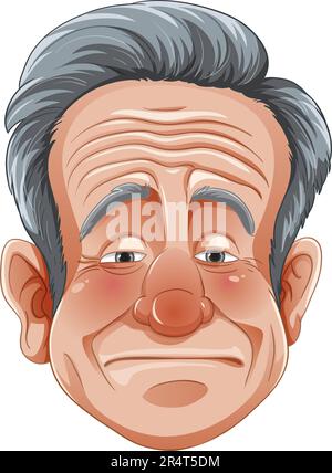 Bangkok, Thailandia 25 maggio 2023. Caricatura dell'illustrazione di Robin Williams Illustrazione Vettoriale