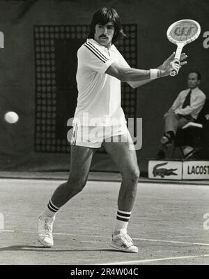 Tennista messicano Raul Ramirez, 1970s Foto Stock