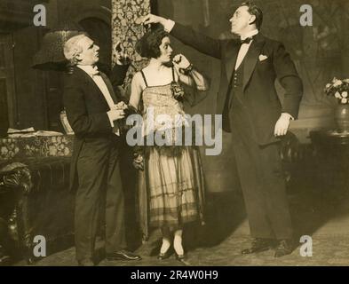 Scena da una commedia danese degli anni '1930s, DK Foto Stock