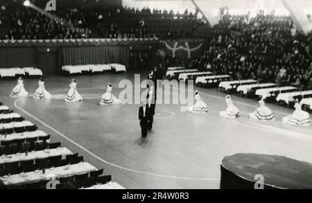 Conpetizione danzante nella sala di Copenaghen, Danimarca 1948 Foto Stock