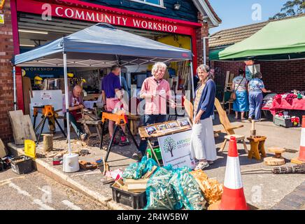 Budleigh Salterton Gala Week. Workshop della comunità. Foto Stock