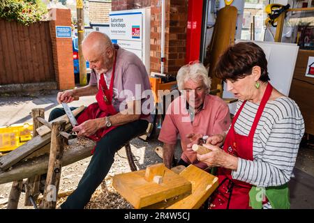 Budleigh Salterton Gala Week. Workshop della comunità. Foto Stock