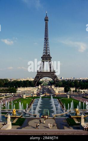 Francia. Parigi. Torre Eiffel. Foto Stock