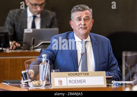 MAASTRICHT - Governatore Emile Roemer prima del voto per i membri del Senato. L'elezione dei membri del Senato avviene ogni quattro anni. ANP MARCEL VAN HOORN olanda fuori - belgio fuori Foto Stock