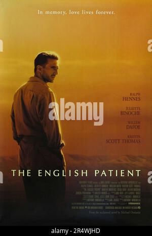 Il Paziente Inglese è un 1996 il dramma romantico film ambientato nella Seconda Guerra Mondiale in Italia e basato sul romanzo dello stesso nome. Regia di Anthony Minghella che starred Ralph Fiennes e Juliette Binoche. Foto Stock