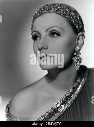 Fotografia di Greta Garbo (1905-1990) Swedish Film attrice durante la Hollywood in silenzio e periodo classico. Datata 1931 Foto Stock