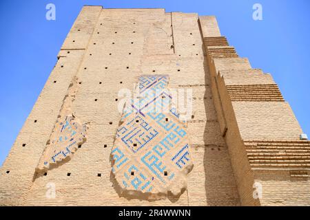 Vista del Mausoleo di Jahongir, Uzbekistan Foto Stock