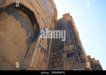 Vista del Mausoleo di Jahongir, Uzbekistan Foto Stock