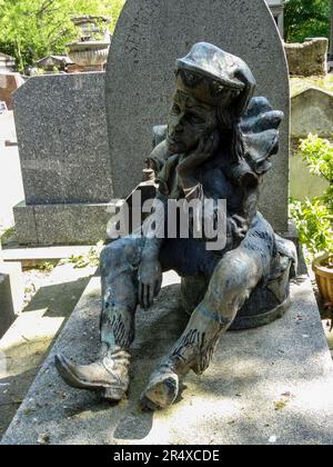 Lapide di Vaslav Nijinsky, vɑːtslɑːf nɪˈ(d)ʒɪnski/; Russo, ballerino, coreografo, poll Foto Stock