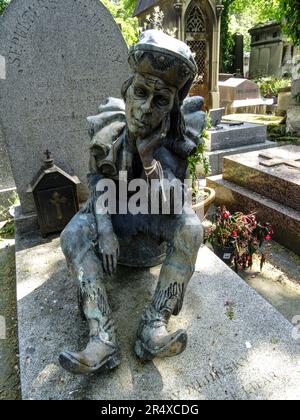 Lapide di Vaslav Nijinsky, vɑːtslɑːf nɪˈ(d)ʒɪnski/; Russo, ballerino, coreografo, poll Foto Stock