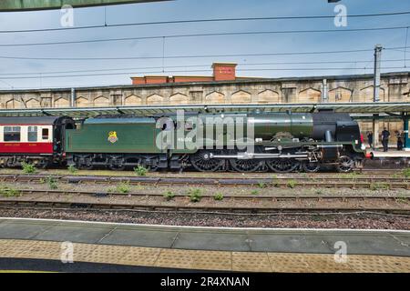 46100 Royal Scot a Carlisle sui treni di Saphos 'The Fellsman' Foto Stock