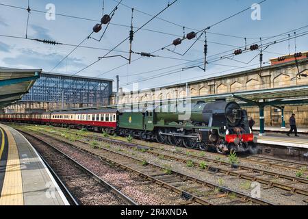 46100 Royal Scot a Carlisle sui treni di Saphos 'The Fellsman' Foto Stock