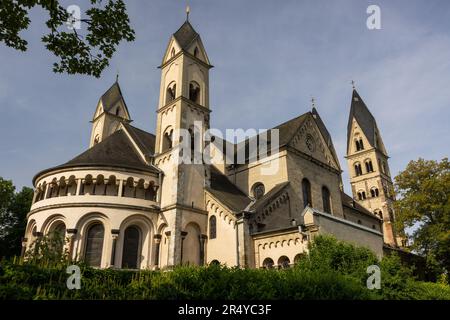 Storica Basilica di San Castor, Coblenza, Germania Foto Stock
