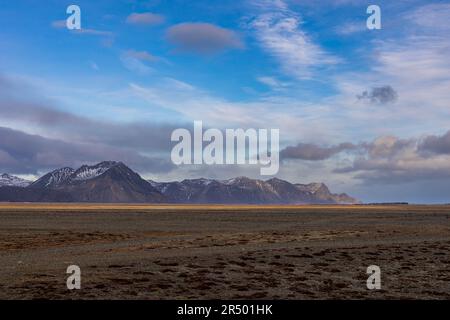 Stokksnes rappresenta un luogo perfetto per fotografi e amanti della natura Foto Stock