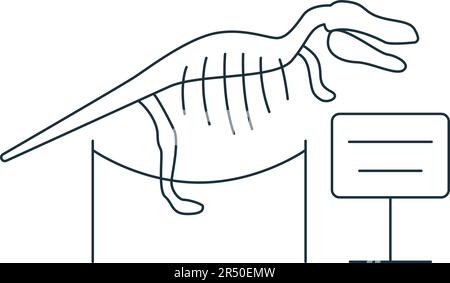 Museo icona. Semplice cartello monocromatico della collezione di intrattenimento. Icona del museo per logo, modelli, web design e infografica. Illustrazione Vettoriale