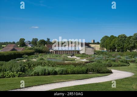 Giardini presso il complesso Hauser & Wirth nel Somerset Foto Stock