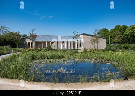 Giardini presso il complesso Hauser & Wirth nel Somerset Foto Stock