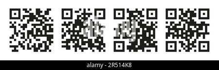 Liberate un mondo di informazioni e convenienza con questo codice QR dinamico. Esegui la scansione di questo versatile codice con lo smartphone o il dispositivo per accedervi istantaneamente. Illustrazione Vettoriale