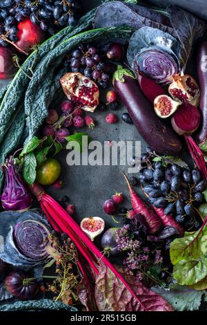 Cornice piatto per alimenti Foto Stock