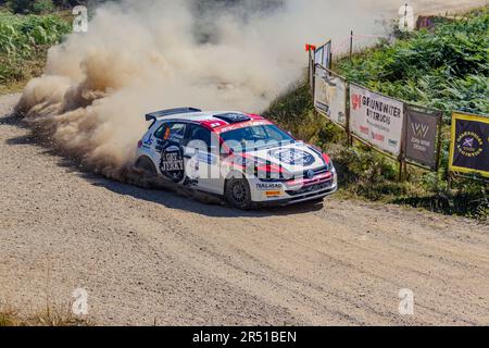 2022° Rally Grampian Forest BRC/SRC Foto Stock