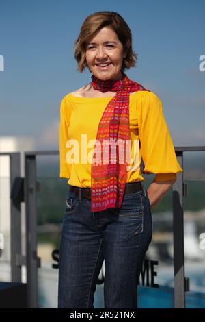 Madrid, Spagna. 31st maggio, 2023. Maria Pujalte partecipa alla nuova serie SkyShowtime "Las Invisibles", presso l'Hotel Emperador di Madrid. Credit: SOPA Images Limited/Alamy Live News Foto Stock