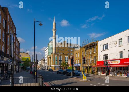 Moschea Suleymaniye su Kingsland Road Londra Foto Stock