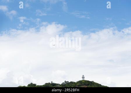 Cairu, Bahia, Brasile - 19 gennaio 2023: Vista dalla spiaggia di Morro de Sao Paulo, nella città di Cairu, Brasile. Foto Stock