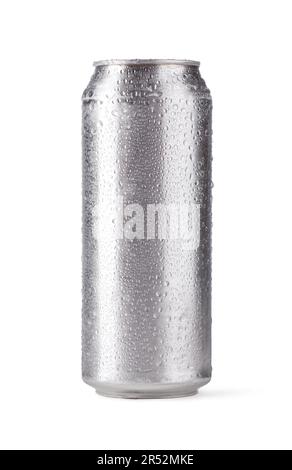 La birra può essere isolato su sfondo bianco Foto Stock