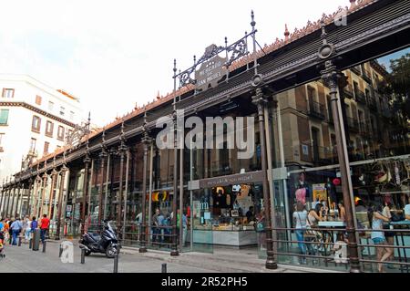 Mercato di San Miguel, Mercado de, mercato al coperto, Madrid, Spagna Foto Stock