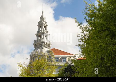 Edificio Banco Bilbao a Porto Foto Stock