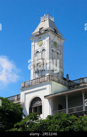 Beit al-Ajaib, Città di pietra, Zanzibar, Casa delle meraviglie, Tanzania Foto Stock