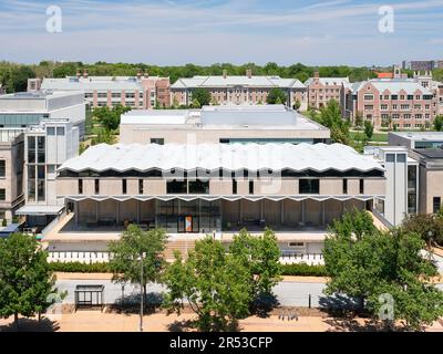 Steinberg Hall presso l'Università di Washington a St Louis progettato da Fumihiko Maki Foto Stock