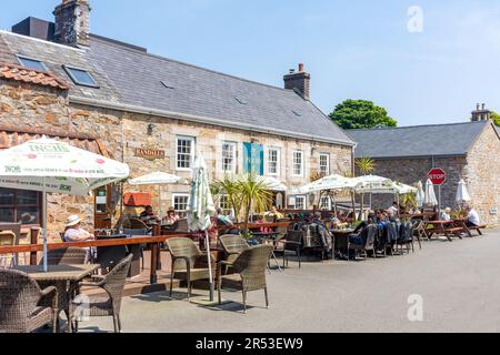 Il Priory Inn Devils Hole, la Grande Rue, St Mary Parish, Jersey, Channel Islands Foto Stock