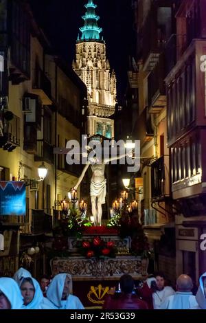 Fraternità del Santo Cristo della Vega de Toledo Foto Stock