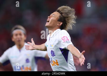 Saitama Stadium 2002, Saitama, Giappone. 31st maggio, 2023. Tsukasa Morishima (Sanrecce), 31 MAGGIO 2023 - Calcio/Calcio : 2023 J1 incontro di Lega tra Urawa Reds - Sanrecce Hiroshima al Saitama Stadium 2002, Saitama, Giappone. Credit: YUTAKA/AFLO SPORT/Alamy Live News Foto Stock