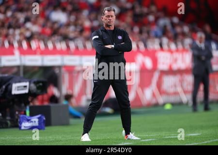 Saitama Stadium 2002, Saitama, Giappone. 31st maggio, 2023. Michael Skibbe (Sanrecce), 31 MAGGIO 2023 - Calcio/Calcio : 2023 J1 incontro di Lega tra Urawa Reds - Sanrecce Hiroshima al Saitama Stadium 2002, Saitama, Giappone. Credit: YUTAKA/AFLO SPORT/Alamy Live News Foto Stock