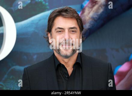 Javier Bardem partecipa alla prima "The Little Mermaid" del Regno Unito a Odeon Luxe Leicester Square il 15 maggio 2023 a Londra, Inghilterra. Foto Stock