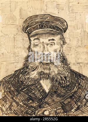 Ritratto di Joseph Roulin, ritratto di Vincent van Gogh, 1888 Foto Stock