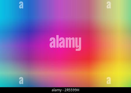 Sfondo sfumato della mesh nei colori brillanti dell'arcobaleno Foto Stock