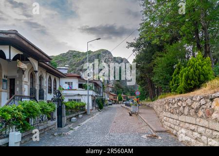 Amasya, Turchia - Maggio 20 2023: Vista dalla città turistica Amasya Foto Stock