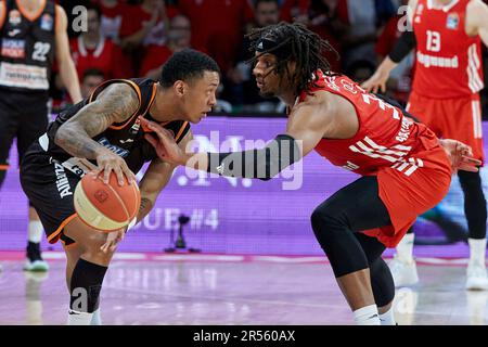 2022/2023 Basketball Bundesliga, FC Bayern München vs ratiopharm ulm, Playoff Halbfinale gioco 2 2023-05-30 in München (Audi Dome) dos SANTOS Yago M Foto Stock