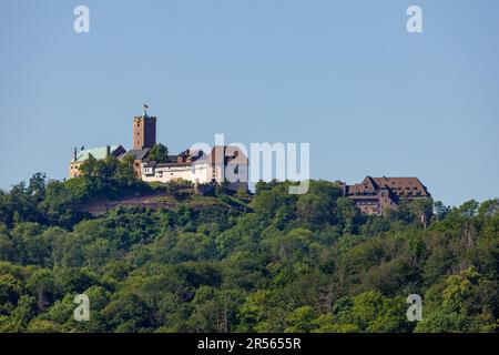 Il Castello di Wartburg a Eisenach Foto Stock