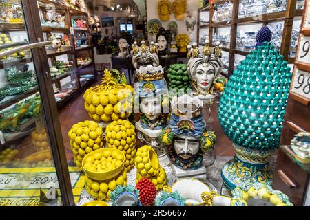 I Mori Siciliani sono capi di Sicilia Italia Foto Stock