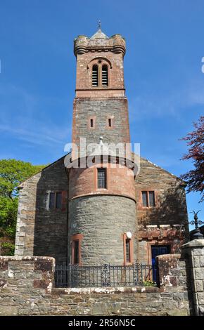 Gatehouse Parish Church, Gatehouse of Fleet, Dumfries e Galloway, Scozia, Regno Unito Foto Stock