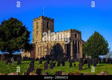 Santa Maria e la Chiesa di San Hardulfo Foto Stock