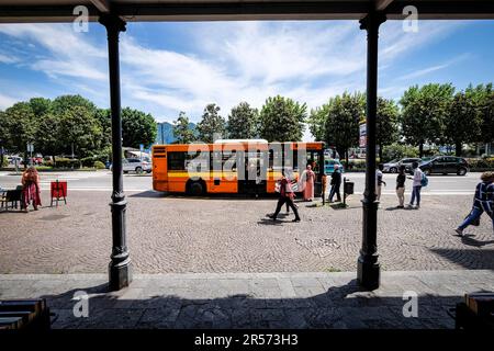 Italia. Piemonte. Intra-Verbania. la vita quotidiana Foto Stock